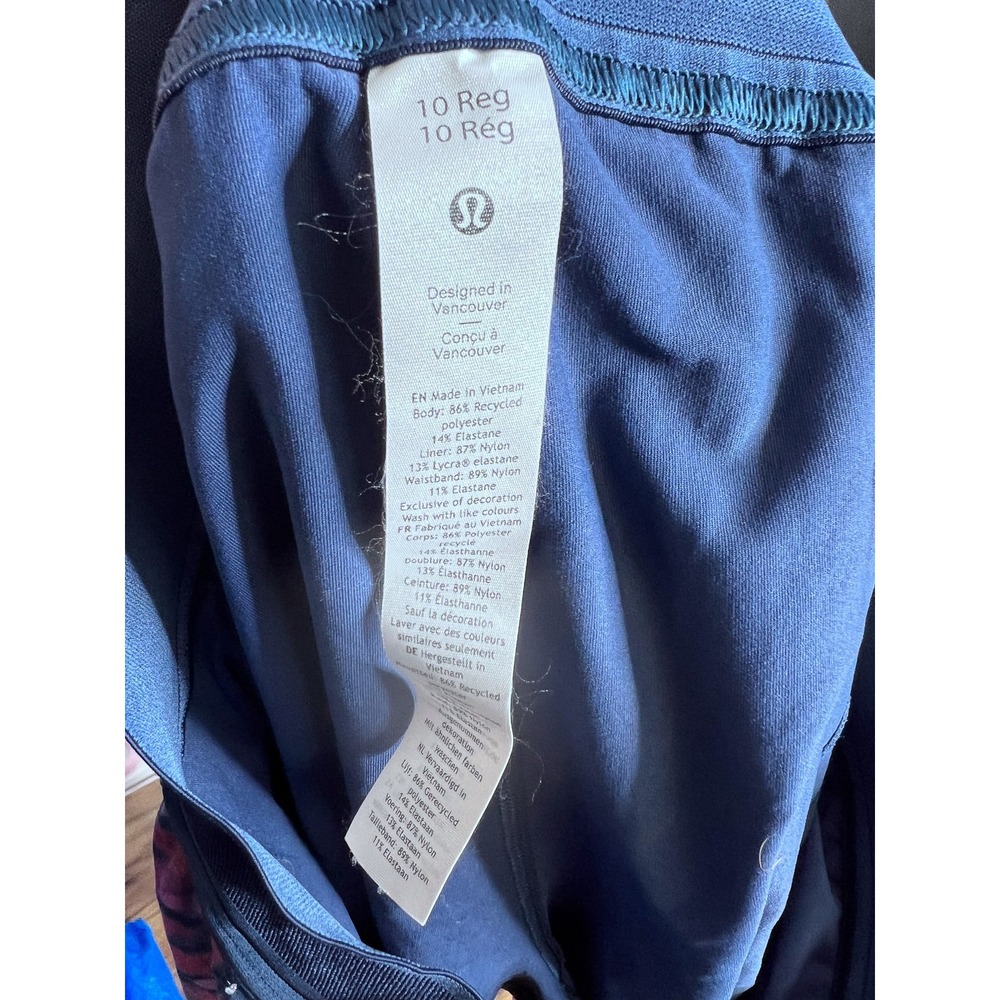 Lululemon Court Rival High Rise Skirt Size 10 Chroma Clash Multi / Mineral Blue - Picture 9 of 9